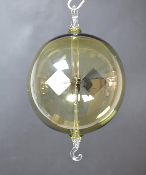 Lichtmolen hangend, rond, 90 mm, olijfgroen
