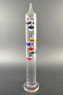 Galileo Thermometer 42 cm, diverse kleuren