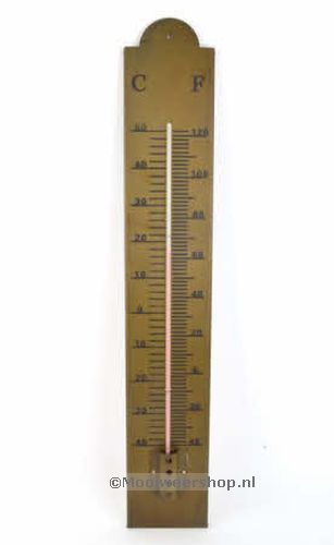 Thermometer staal, 60 cm
