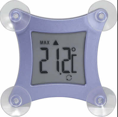Raamthermometer digitaal Poco