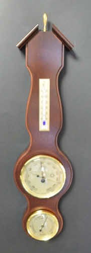 Barometer Mahoniekleurig