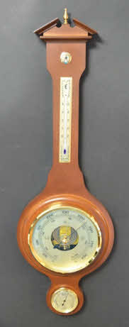 Barometer massief eiken