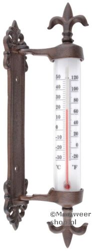 Kozijnthermometer Gietijzer