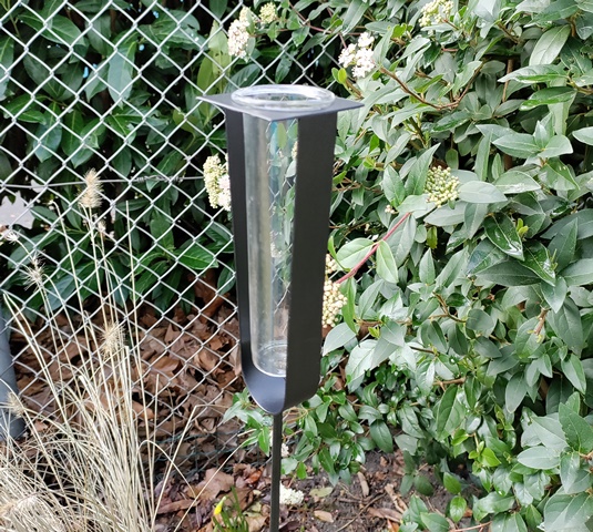 Regenmeter Luxe Zwart gelakt