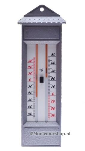 Min / Max thermometer gietijzer