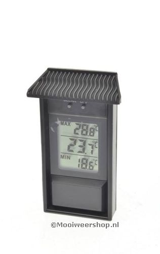 Digitale Min / Max thermometer, zwart