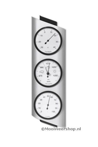 Barometer Weerstation Aluminium