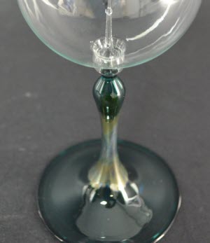 Lichtmolen staand, 21 cm, 80 mm, staalblauw met metaaloxiden