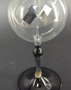 Lichtmolen staand, 21 cm, 80 mm, zwart met metaaloxiden