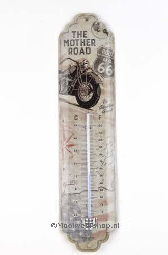 Thermometer Route 66 Bike Map