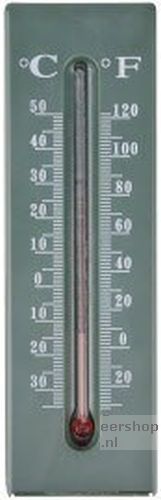 Thermometer met sleutelvak