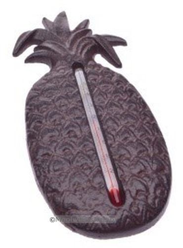 Thermometer ananas gietijzer