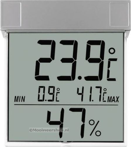 Raamthermometer digitaal