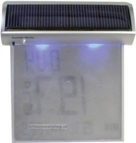 Raamthermometer digitaal op Zonne energie