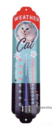 Thermometer Weather Cat