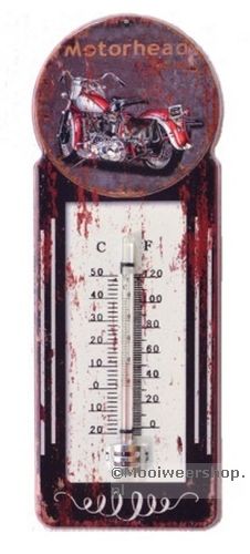 Thermometer Metaal Motorhead