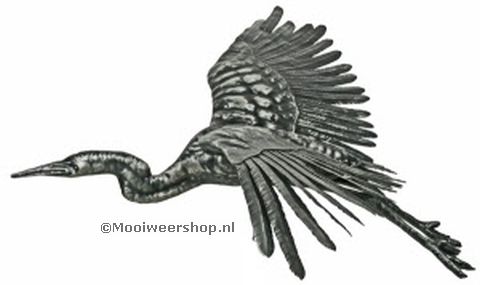 Windwijzer Blauwe Reiger RVS