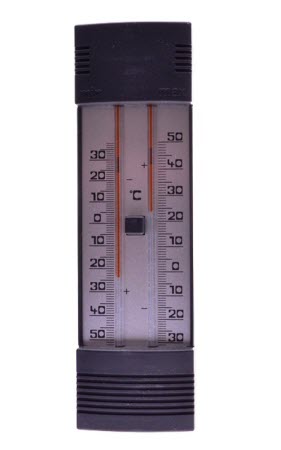 Min / Max thermometer Zwart