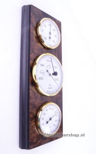 Barometer Weerstation Walnoot