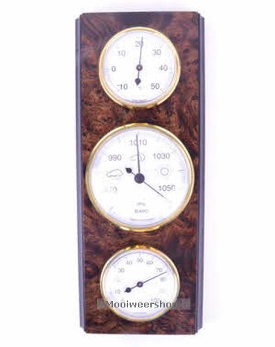 Barometer Weerstation Walnoot