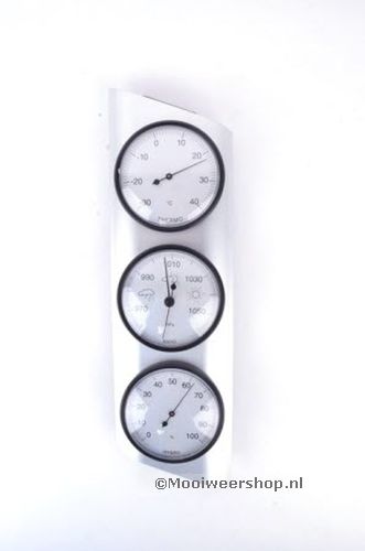 Barometer Weerstation Aluminium