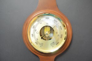 Barometer massief eiken