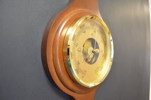 Barometer massief eiken