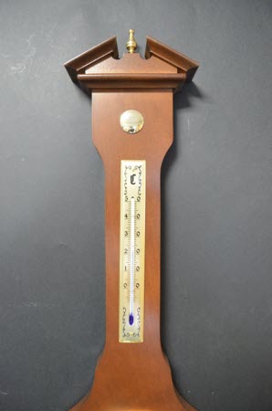 Barometer massief eiken